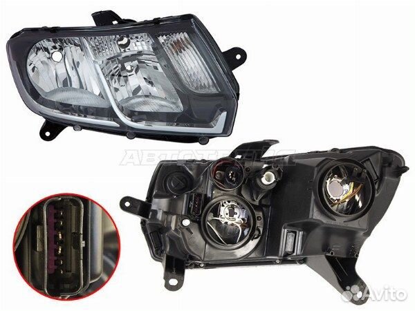 Фара renault logan 14, renault sandero/sandero stepway 14-22
