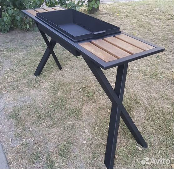 Мангал с установкой