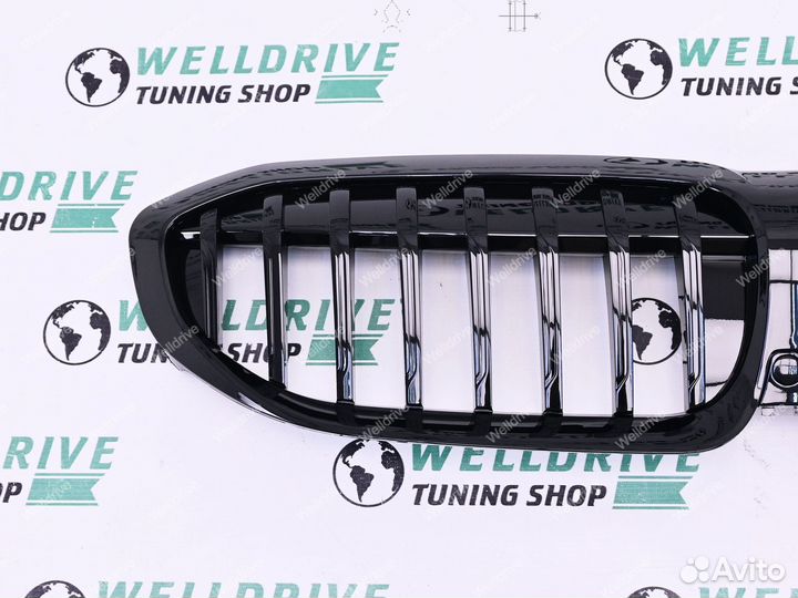 Решетка радиатора BMW 3 G20 pre-lci черная