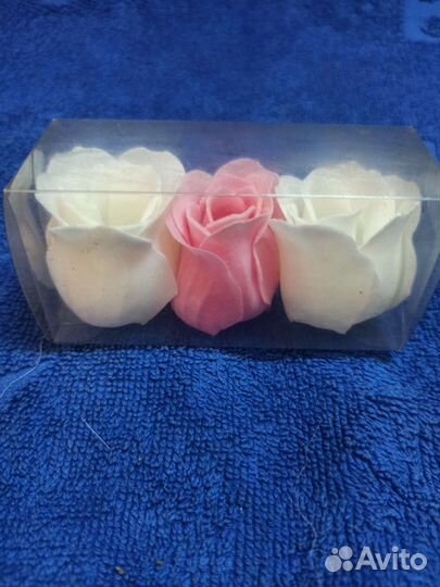 Розы из мыла