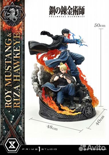 Статуя Roy Mustang, Riza Hawkeye от Prime 1 Studio