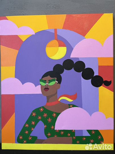 Интерьерная картина ручная работа