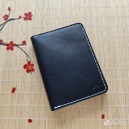 Обложка для автодокументов из кожи