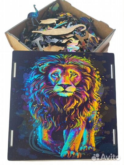 Деревянные фигурные пазлы