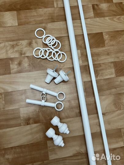 Карнизы для штор двухрядный металлический