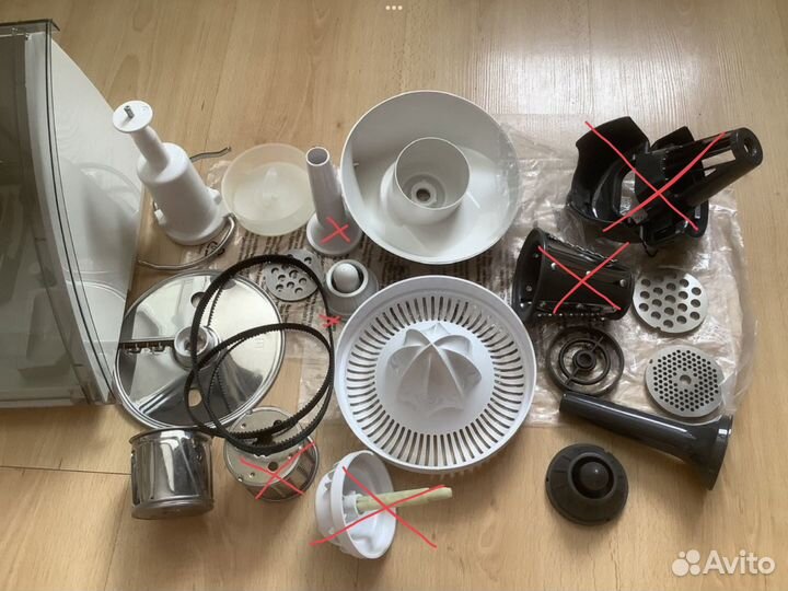 Кухонный комбайн, мясорубка Moulinex Запчасти