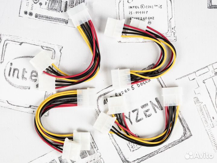 Кабель-разветвитель Cablexpert Molex - 2 x Molex