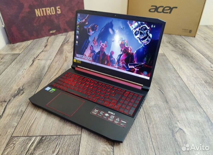 Acer nitro 5 gtx 1650/i5-9300H/8gb/SSD 512gb