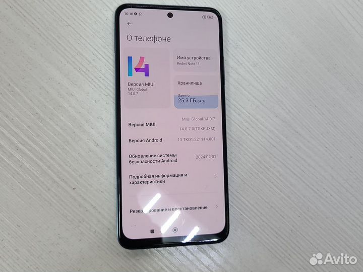 Xiaomi Redmi Note 11, 4/64 ГБ