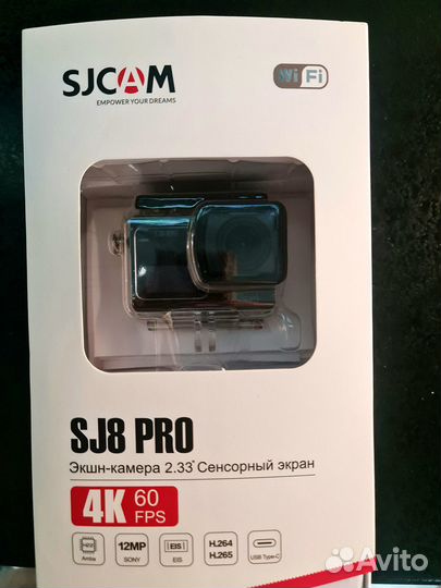 Экшен камера sjcam sj8pro+ sjcam gimbal 2