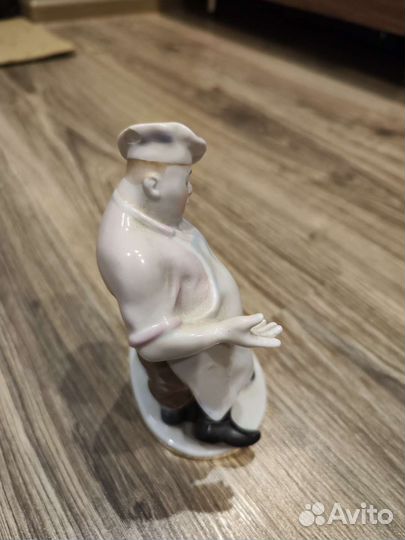 Статуэтка фарфор Повар лфз