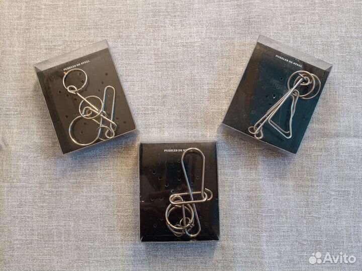 Головоломки пазлы металлические
