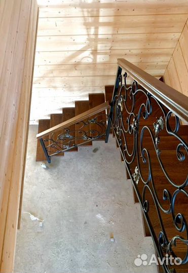 Забежная лестница с установкой