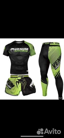 Компрессионный рашгард venum 3 в 1