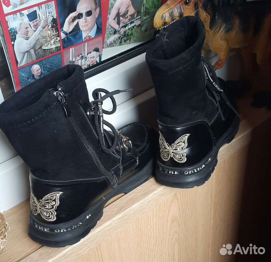 Ботинки на девочку 36р