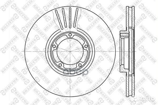 6020-2532V-SX диск торм. пер. Ford Transit 91