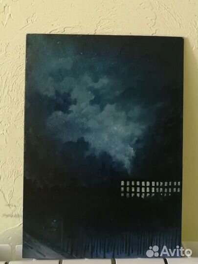 Картина маслом пром-пейзаж