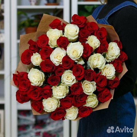 Букет 35 роз Цветы Иркутск