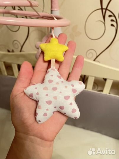 Мобиль в кроватку Chicco Next2Dreams розовый