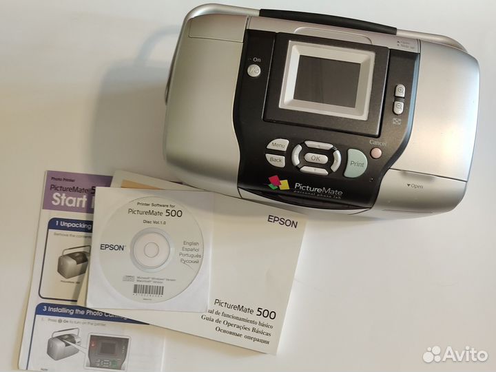 Фотопринтер с фотобумагой epson picturemate 500