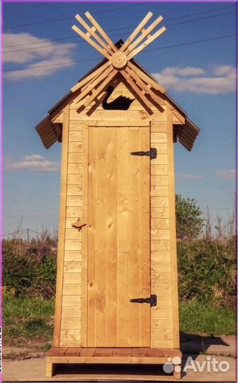 Дачный туалет деревянный OWC