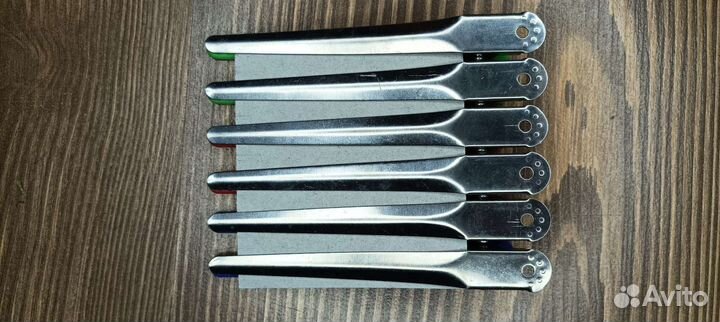 Набор зажимов для волос парикмахерских -6 штук