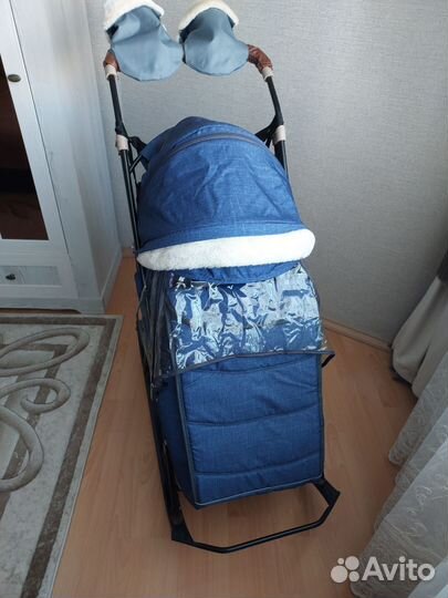Санки коляска galaxy