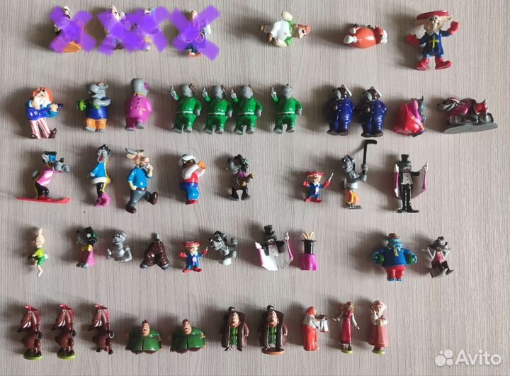 Игрушки из киндер (Kinder), Ландрин и другие