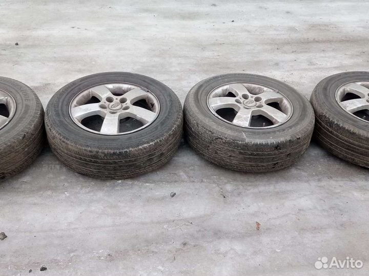 Летняя резина на литых дисках