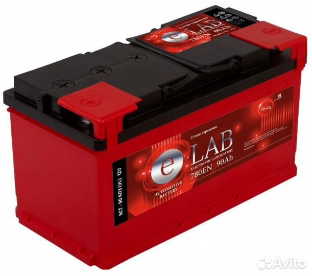 Аккумулятор e-lab 90A, 780А