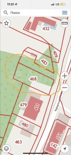 Участок 7 сот. (ИЖС)