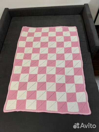 Вязаный плед