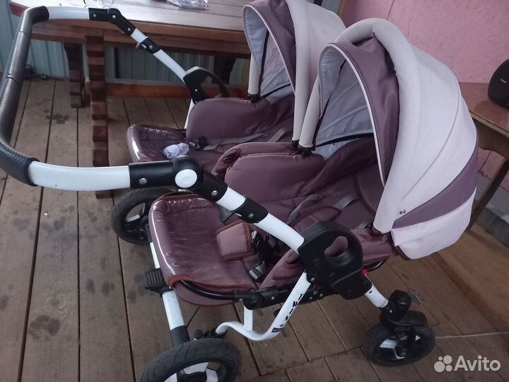 Коляска для двойни 2 в 1