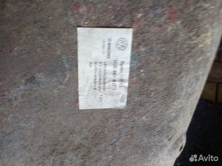 Обшивка багажника Volkswagen EOS