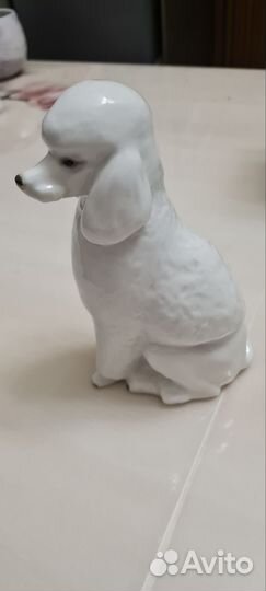 Статуэтка белый пудель