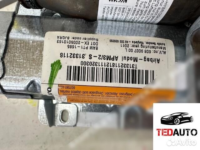 Подушка безопасности, Volvo XC60 2011