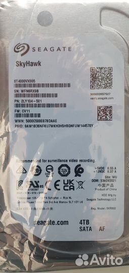 Жесткий диск 4Тб