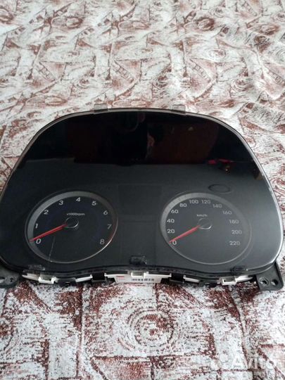 Панель приборов Хендай Солярис 2012год