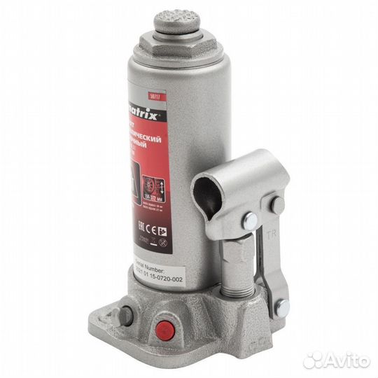 Домкрат Matrix бутылочный, 3 т, 194-372 мм