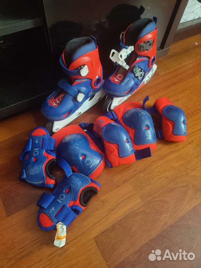 Роликовые коньки детские раздвижные