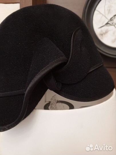 Шляпа клош фетр 54 56