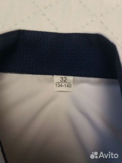 Рубашка белая 134 - 140