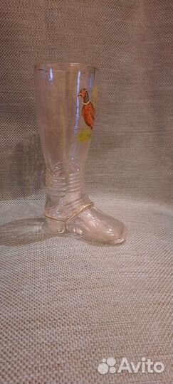 Бокал сапожок коллекционный, Германия, Винтаж