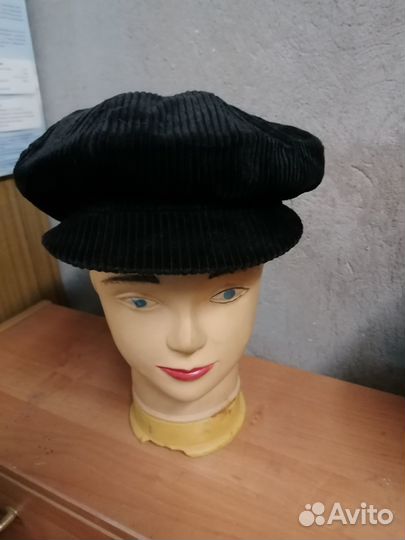 Кепка Гаврош, вельветовая, р. 55-56