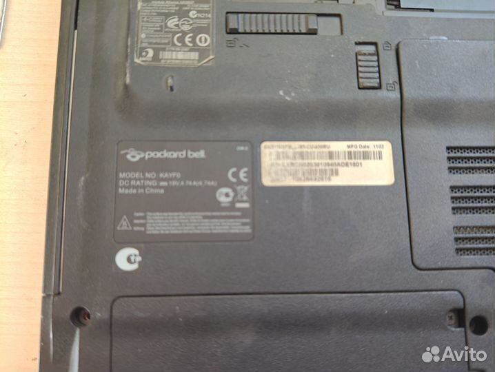 Ноутбук Packard Bell kayf0 17