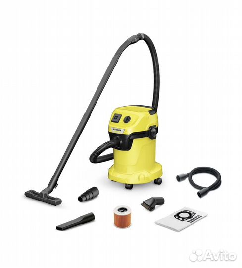 Аренда строительного пылесоса Karcher WD 3 P S V