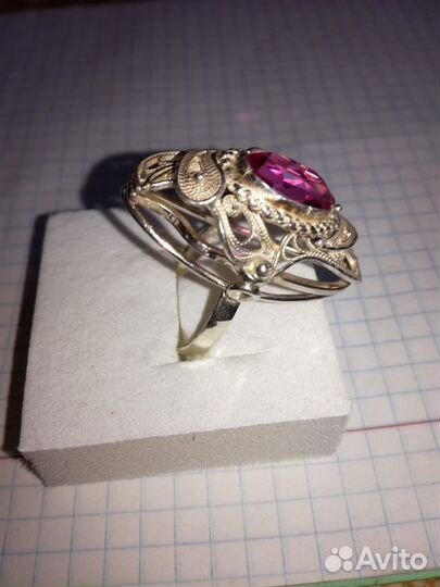 Серебряное кольцо винтаж