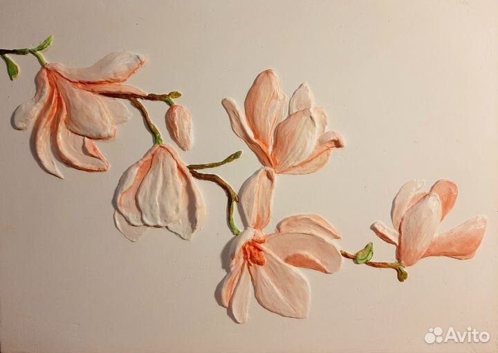 Барельеф гипсовый, из бетона