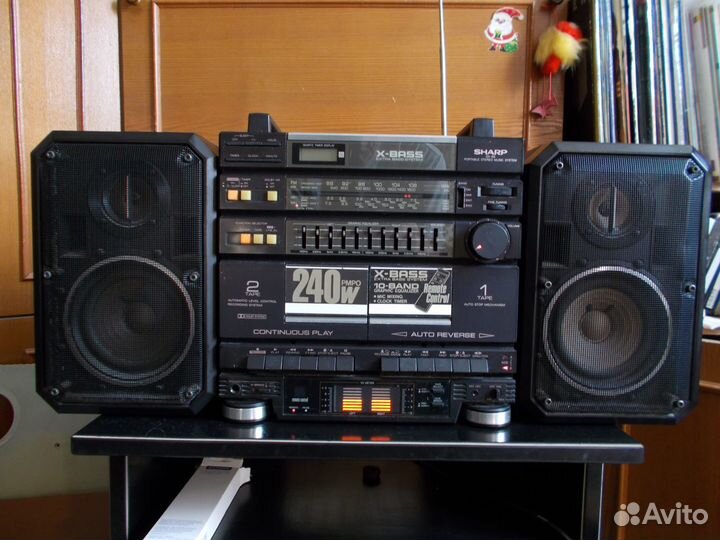 Мощная магнитола Sharp GF-68, Made in Japan