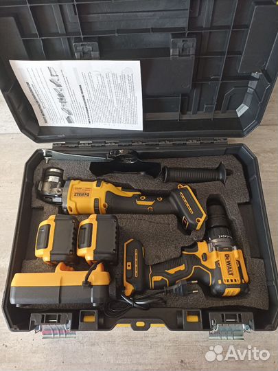 Набор инструментов DeWalt 2в1 Болгарка+шуруповёрт